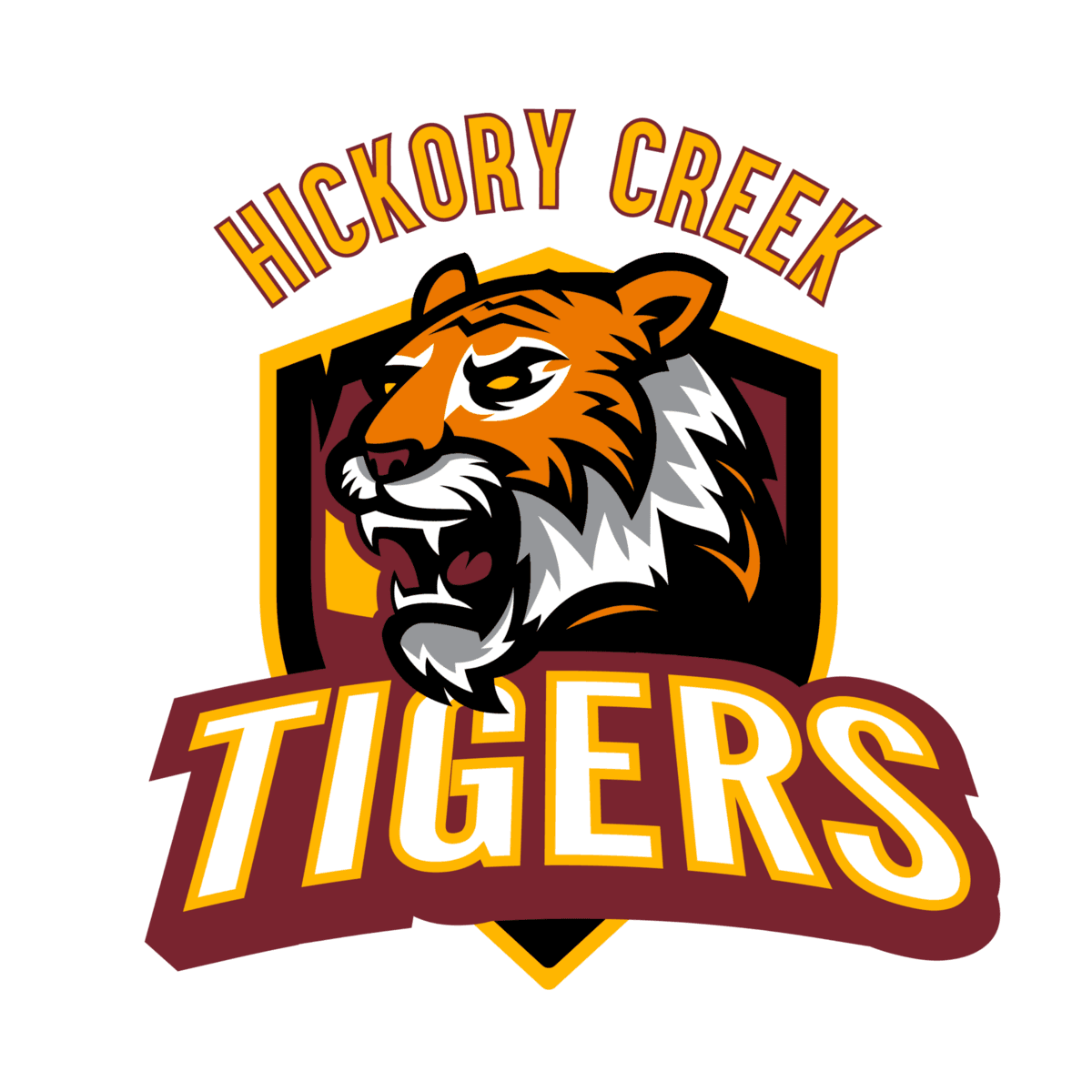 Hickory Creek Tigers logo