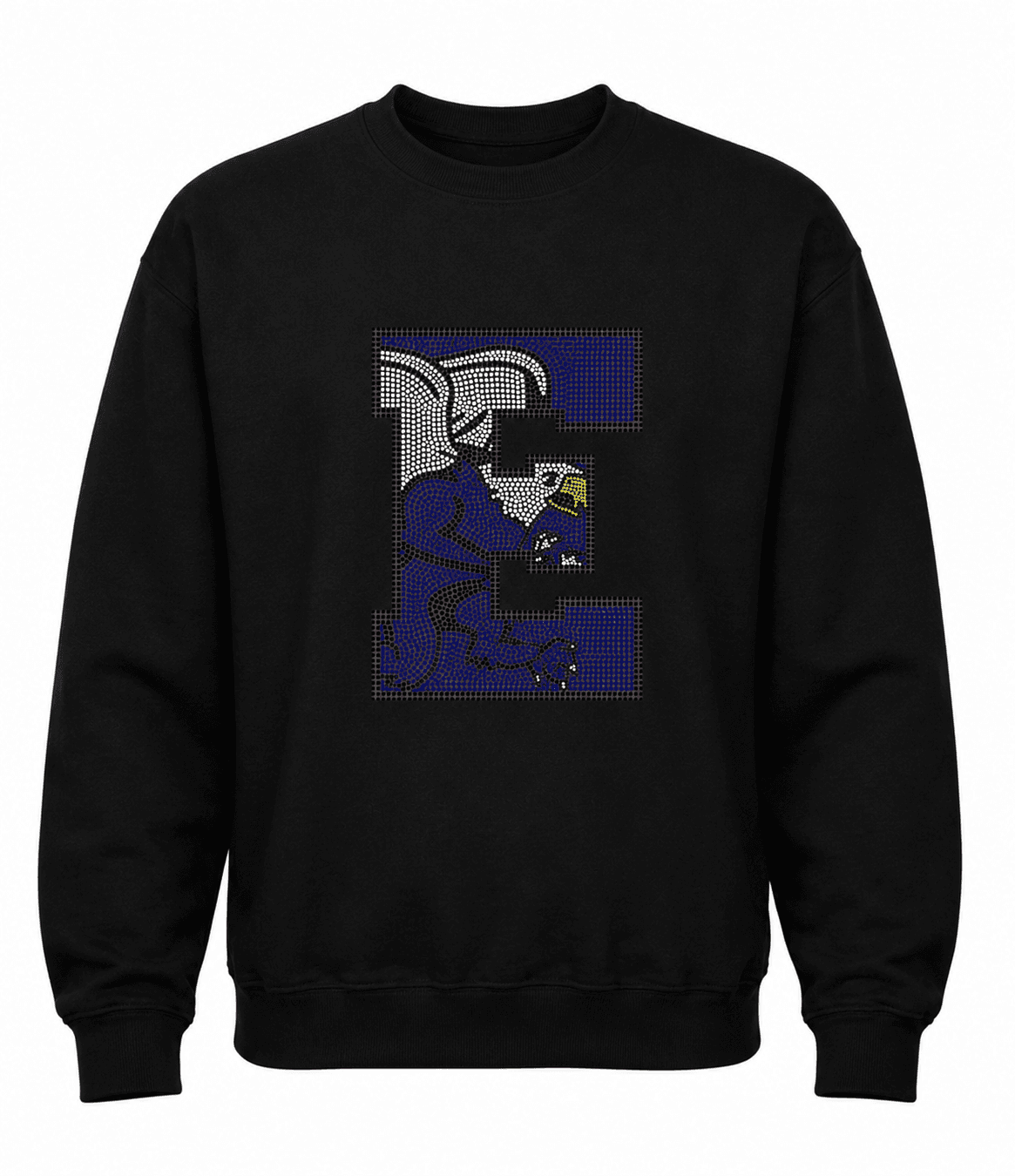 Rhinestone Yugo - Updated Design! · Black · Gildan · Crewneck