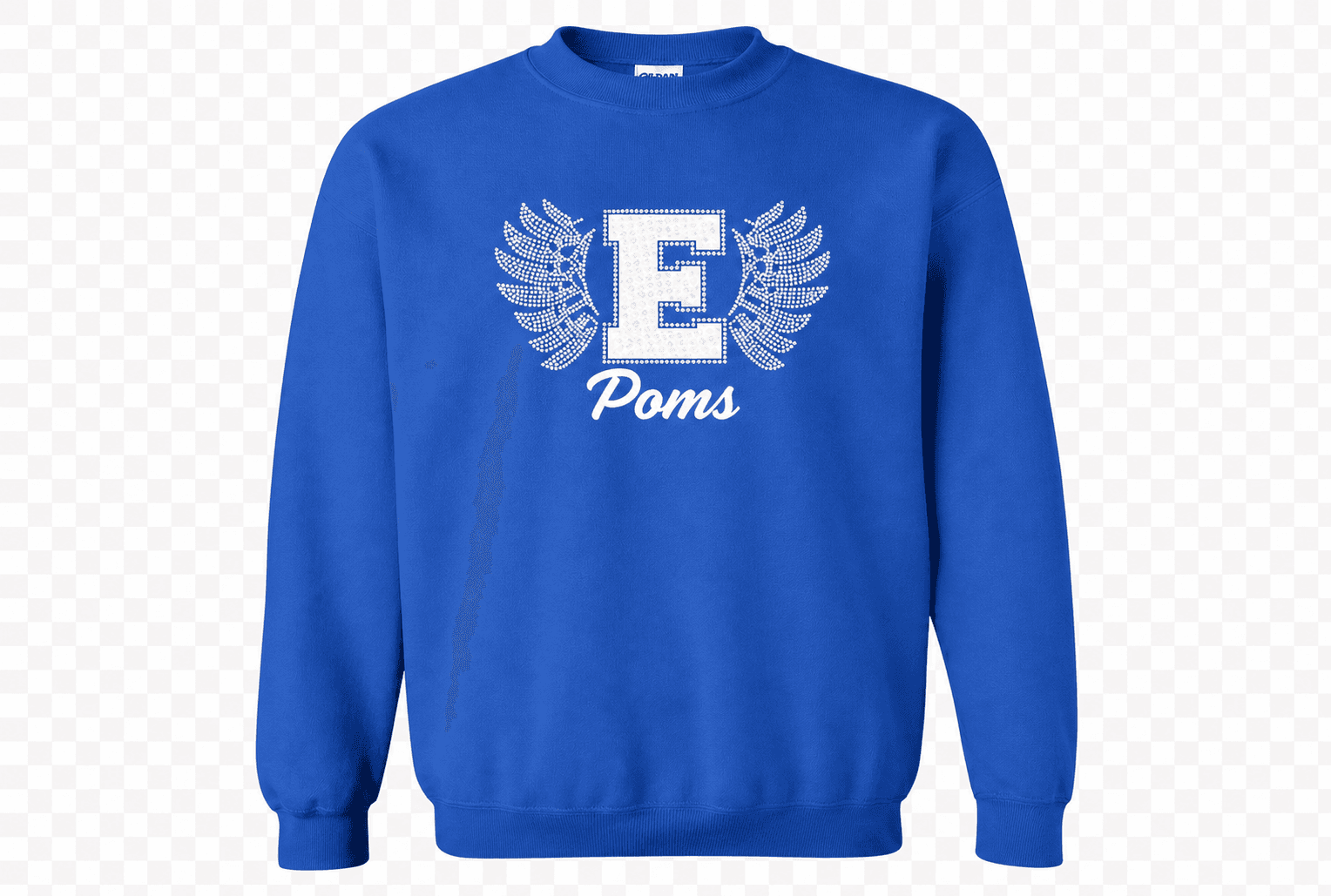 Crystal E Poms Crewneck