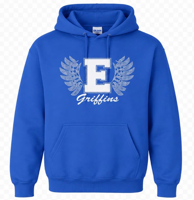 Crystal E - Griffins · Blue · Gildan · Hoodie